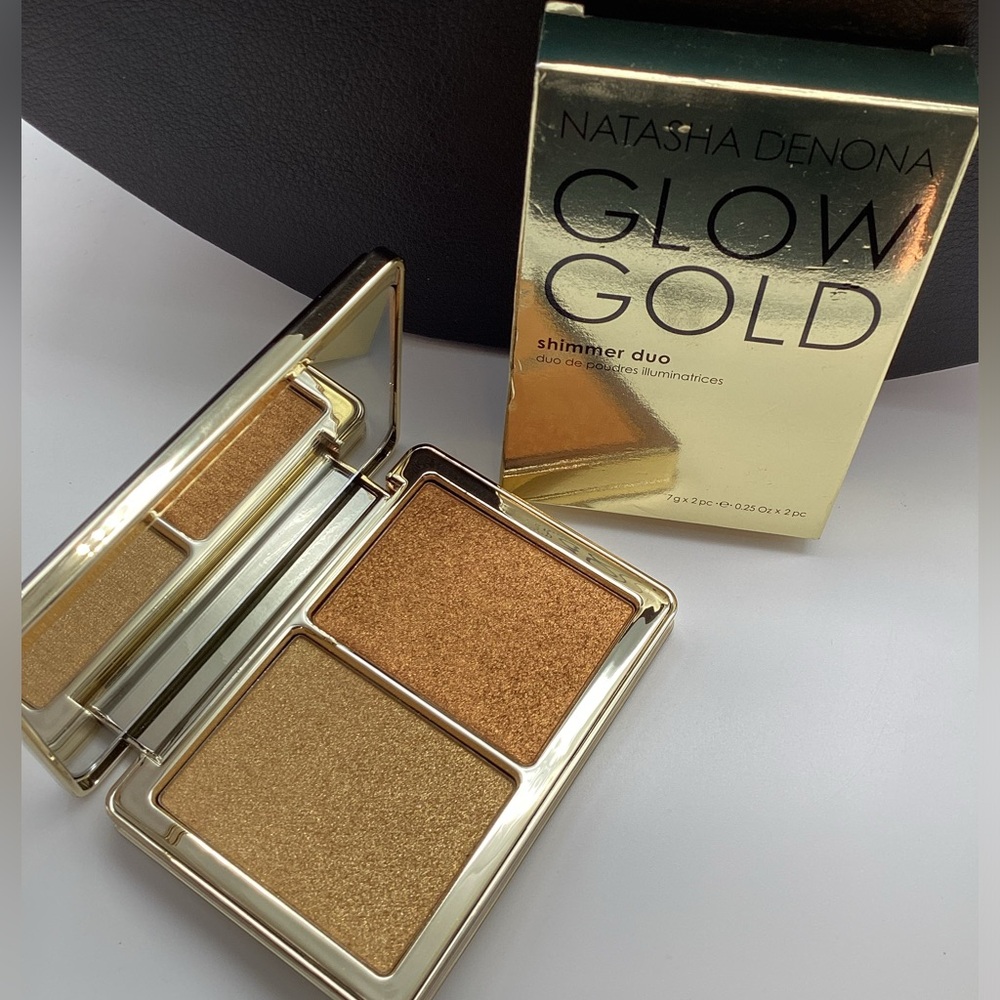 Natasha Denona Glow Gold Shimmer Duo - Brand New In Box